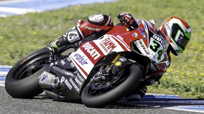 Ταχύτερος αναβάτης στο WSBK τεστ στη Jerez, την πρώτη μέρα, ήταν ο Davide Giugliano, της Ducati.